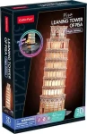 CubicFun Svietiace 3D puzzle Nočná edícia: Šikmá veža v Pise