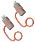 4smarts Adaptér USB-C na Lightning PD 27W sivá / Adaptér / Power Delivery 27W / 2 ks (541522)