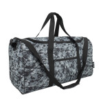 Fitness taška Semiline A3032-5 Black/Grey Camo 33 cm x 60 cm x 30 cm