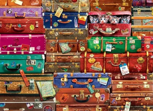 EUROGRAPHICS Puzzle Cestovné kufre