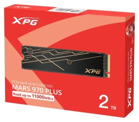 ADATA MARS 970 PLUS 2 TB / SSD / M.2 2280 / PCIe Gen5 / čítanie: 11 000 MB/s / zápis: 10 000 MB/s / MTBF: 2 mh (SMAR-970PL-2TCS)
