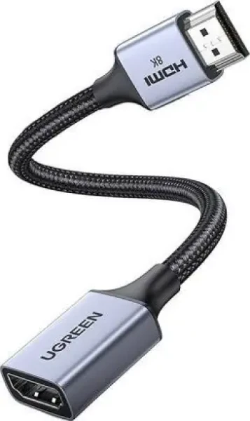 Ugreen 15518 čierna / Kábel HDMI (M) - HDMI (M) / 0,15 m (15518)