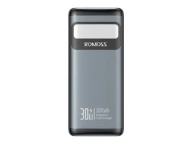 Romoss PMT30 30000mAh čierna / Powerbanka / 30W / 2x USB-A + 1x USB-C + 1x Lightning (PMT30-192-2133H)