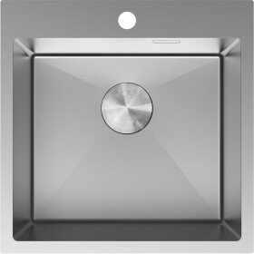 MEXEN - Solix oceľový drez 1-bowl 500 x 500 mm, nerez 6407501000-01