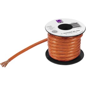 TRU COMPONENTS 1564516 ukostrovací kábel, 1 x 10 mm², červená, 5 m; 1564516