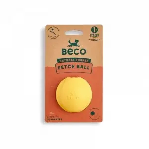 Beco Fetch Ball Hračka pre psov žltá 6,5cm (BG-756292)