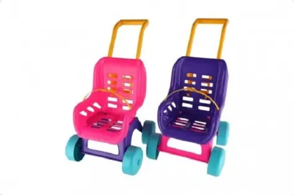 TEDDIES Kočík pre bábiky Buggy Sport ružovo-fialový