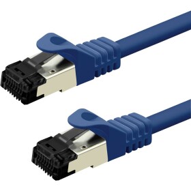 Value 21.99.1852 RJ45 sieťové káble, prepojovacie káble CAT 8.1 S/FTP 2 m modrá 1 ks; 21.99.1852