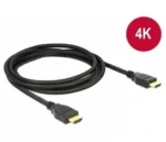 Delock Cable High Speed HDMI s Ethernetom HDMI A male gt; HDMI A male 4K / 1 m (84713)