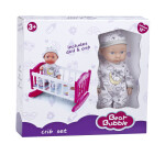 Mamido Mamido Bábika bábätko s kolískou 30 cm MT1630