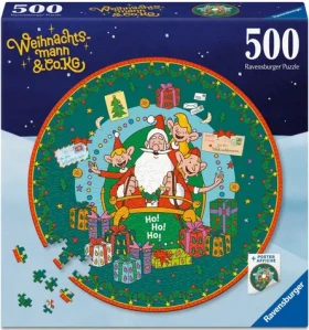 Ravensburger Okrúhle puzzle Tajný svet Santa Clausa