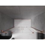 MEXEN/S - Velar L Duo posuvné sprchové dvere 180, transparent, ružové zlato 871-180-003-02-60