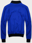 Pánska bunda bomber nevädzovej farbe (84M3007-184) odstíny modré