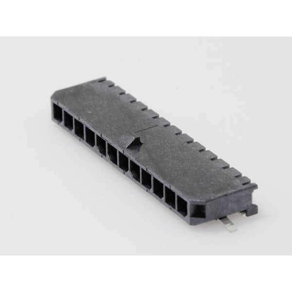 Molex vstavaná pinová lišta (štandardná) Počet pólov 12 Raster (rozteč): 3.00 mm 436501213 1 ks Tape on Full reel; 436501213