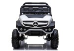 Mamido Detské elektrické autíčko Mercedes Unimog 4x4 biele