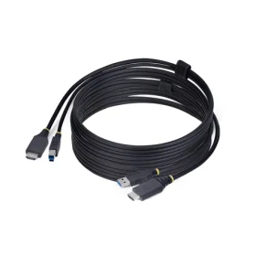 StarTech HU12210 čierna / KVM kábel / HDMI + USB / 3,1 m / 4K (HU12210-KVM-CABLE)