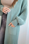 Dlhý sveter svetlá mätová UNI
