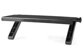 Nedis Ergonomická polica NAD obrazovku čierna / Polica / multifunkčná / nosnosť 6 kg (ERGOSTS100BK)