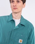 Carhartt WIP Canby Shirt Jacket Silver Pine/White M