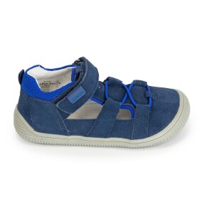 Chlapčenské sandále Barefoot KENDY DENIM, Protetika, tmavomodrá - 21