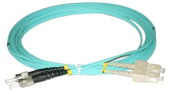 Xtendlan FO patch ST-SC 5m / Optický patch kábel / Multimode 50/125 OM3 / Duplex / LS0H (FOP-STSC-D-5-50-OM3)