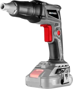 Graphite 58GE111 / Aku skrutkovač pre sadrokartón / 18V / bezkefový / Energy + / bez batérie a nabíjačky (58GE111)