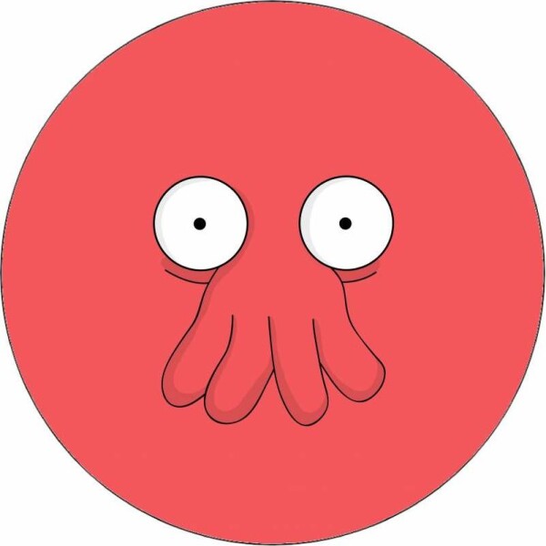 Jedlý papír Futurama tvár Zoidberga 19,5 cm - Pictu Hap - Pictu Hap
