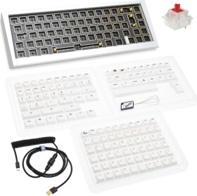 Ducky Outlaw 65 Gaming-Keyboard, Barebone - Silver (ISO)