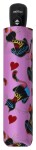 Dámsky dáždnik Doppler Fiber Magic Cat Lover Pink