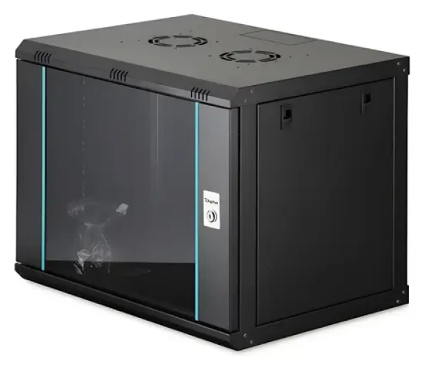 Digitus DN-37105 Dynamic-N čierna / Nástenná skriňa / 9U / 600×450 mm / nezmontovaná (DN-37105)