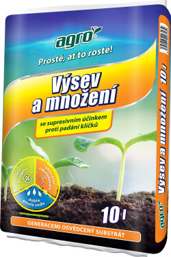 AGRO Substrát pre výsev a množenie 10 l