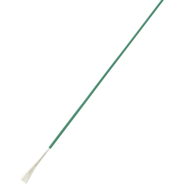 TRU COMPONENTS 1571476 opletenie / lanko, LiY, 1 x 0.50 mm², zelená, 10 m; 1571476