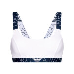 Bralette športová podprsenka 163651 1P227 0010 biela - Emporio Armani S bílá