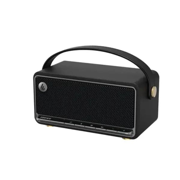Edifier MP330 Bluetooth speaker retro čierna / prenosný reproduktor / Bluetooth / USB-C / výdrž až 19 hod (6923520216796)