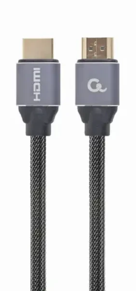 Gembird CCBP-HDMI-7.5M Premium kábel HDMI-M - HDMI-M 7.5m šedá/ tienený / pozlátené kontakty (CCBP-HDMI-7.5M)
