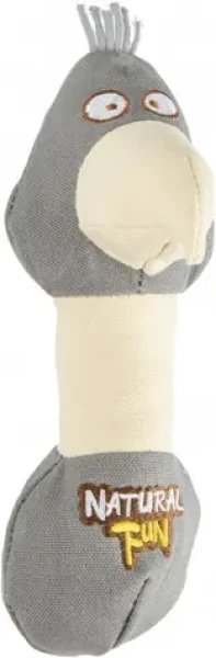 Flamingo činka s hlavou vtáka látková GOTS 23cm / Hračka pre psov (FLA-520657)