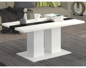 Konferenčný stolík Boston, biely%