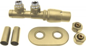 DEANTE - Mosadz, EPDM termostatický ventil pre kúpeľňový radiátor - pravý AGI_RZP1