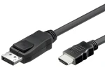 Good Connections DisplayPort 1.2 - HDMI 1.4b čierna / Kábel / 5 m (DP-HDMI5)