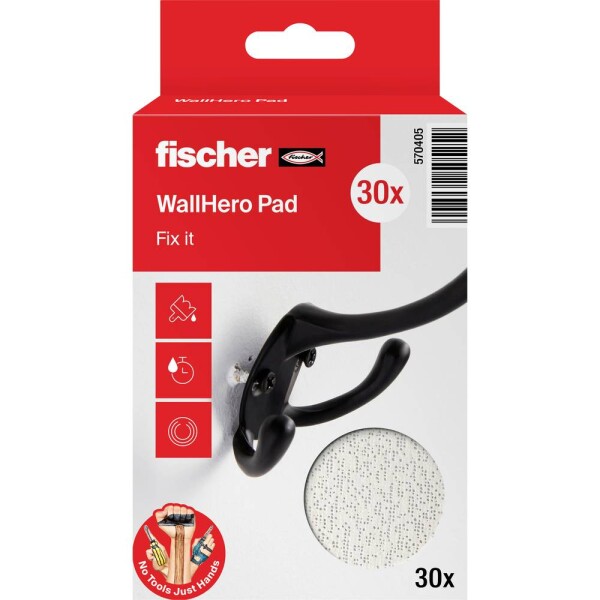 Fischer WallHero Pad plsť na opravy 570405 30 ks; 570405