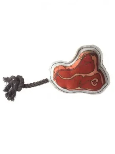 AnimALL Hračka látková Biftek 29x14,5 cm (113882)