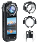 Puluz PU750T transparentný / Krytka objektívu / Insta360 X5 / 9H sklo / AR povlak (PU750T)
