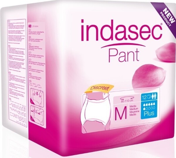INDASEC Pant plus M 12 kusov