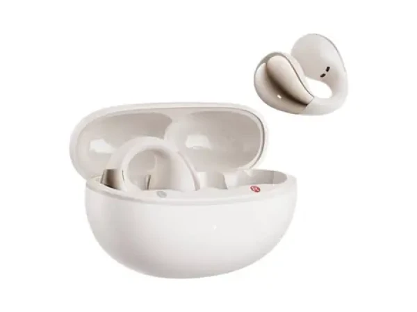 QCY Crossky Clip C30 biela / Bezdrôtové slúchadlá / Bluetooth 5.4 / dobíjací box (T33-white)