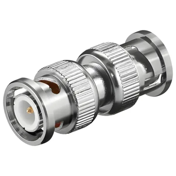 PremiumCord Redukcia BNC male-male / Koaxiálna spojka / 75 Ohm / pozlátený stred (4040849113390)