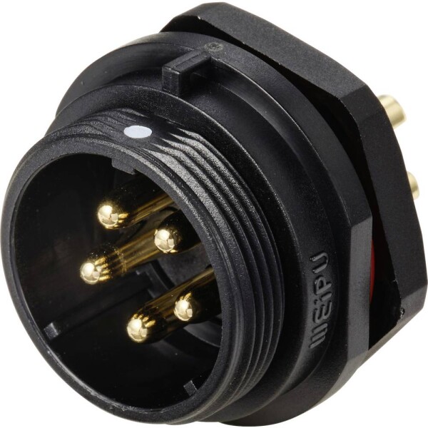 Weipu SP2112 / P5 guľatý faston, 1 ks; SP2112 / P5