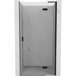 MEXEN/S - Mist-H L sprchové dvere krídlové pravé 105, transparent, čierna 8A5L-105-000-70-00-P