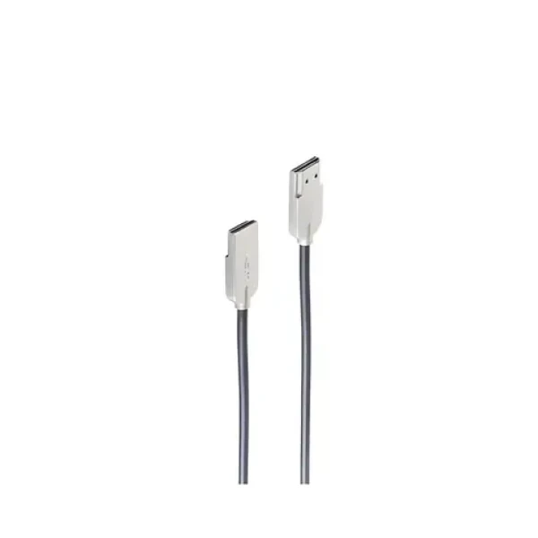 Shiverpeaks Ultra HDMI čierna / HDMI kábel / extra tenký / 4K / 18 Gbps / 2 m (BS10-30035)