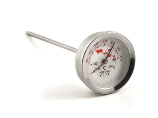 Weis Teplomer na mäso / Teplomer / Nerezová oceľ / 50 - 300 °C / O 5 x 15 cm (15302)