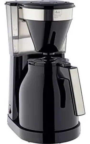 Melitta EasyTop II Therm 1023-08 čierna / Kávovar na prekvapkávanú kávu / Termo kanvica / 1080 W / 10 šálok (10-2308)